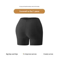 Commerce extérieur Vente à chaud transfrontalière Pantalon en soie antibactérien pour la mise en forme de la hanche Pantalon pour femmes Faux hanche Large rembourré Butt-Lifting