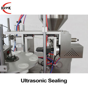 HZPK emballage de tubes pour cosmétiques lotion crème tubes de lotion en plastique souple remplissage et scellage machine à ultrasons - Product Image 5