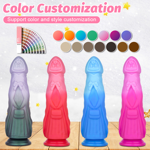 Dildo fantaisie Alien, Dildo personnage de <span class=keywords><strong>dessin</strong></span> <span class=keywords><strong>animé</strong></span> mignon avec gros nœuds, Dildo nœud animal chien avec ventouse, Plug anal en silicone - Product Image 4