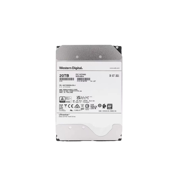 DC HC560 WUH722020ALE6L4 20TB 7.2K SATA3 Helium Enterprise Hard Drive 20T ic