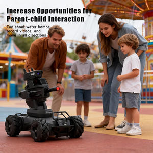 Voiture-tank télécommandée F06 avec caméra Wi-Fi, fonction de programmation, véhicule électronique sur chenilles, jouet éducatif pour enfants, robot RC, chargeur inclus - Product Image 3