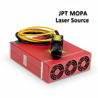 Nouvelle machine de marquage laser à fibre MOPA 100W pour ustensiles de cuisine en acier inoxydable, couteaux, briquets Zippo - Marquage profond portable de table AI/DXF