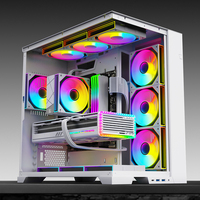 Ventilador de Refrigeración para PC XINMAI de 120 mm, Magnético, con Cadena Daisy, Blanco, ARGB, PWM, Modular, OEM, ODM