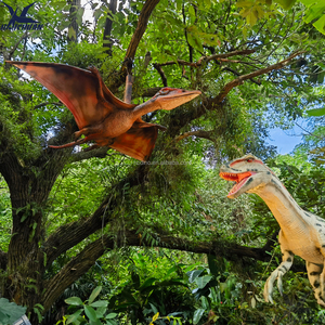 Proveedor Profesional de Modelos de Dinosaurios - Pterodáctilo Animatrónico Realista que Vuela en el Aire para Decoración de Parques Temáticos al Aire Libre - Product Image 2