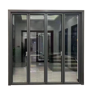 <span class=keywords><strong>Porte</strong></span> pliante en verre trempé pour restaurant, fabricant professionnel, aluminium anodisé, norme américaine - Product Image 6
