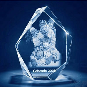 Honor Blanc Cristal Verre Iceberg Forme Table <span class=keywords><strong>Photo</strong></span> Cadre Creative Home Decor et Autres Crystal Crafts Photos Disponibles - Product Image 6