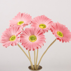 <b>Artificial</b> Gerbera Flowers 37cm <b>Stem</b> 9cm Head High Simulation Wedding Home Decorations - Product Image 1