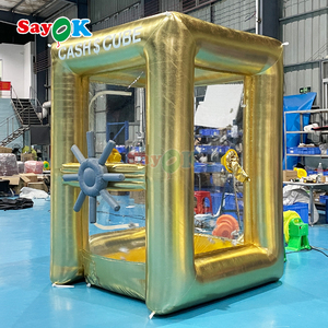 Sayok Gió Đường Hầm Tiền Lấy Máy Inflatable Tiền Bắt Trò Chơi Không Khí Thổi Tiền Mặt Lấy Gian Hàng - Product Image 3