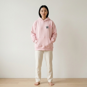 Women's Custom Logo Winter <b>Pullover</b> Hoodie Cotton Sweatshirt With 3d Embroidered Three-dimensional Pattern Washed <b>Jumper</b> - Product Image 4