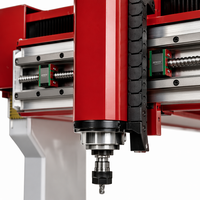 Fresadora CNC de 4 Ejes 3D con Motor de Alta Potencia para Esculturas, Estatuas, Espuma y Madera, con Husillo Oscilante