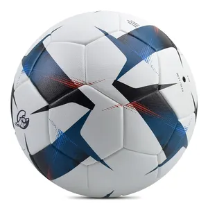 2024 Hot Selling New Standard Size 5 Football PU Thermal Bonded Printing Logo Soccer Ball For Training High Quality Football