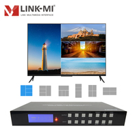 Matrice HDMI 4x4 4K60Hz avec commutation transparente et prise en charge de l'extraction audio analogique, télécommande RS232 TCP/IP