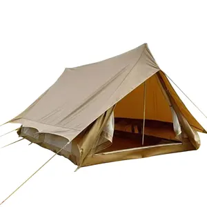 Algodão pano lona tenda de parede acampamento ao ar livre estilo de luxo faixa de algodão barato glamping