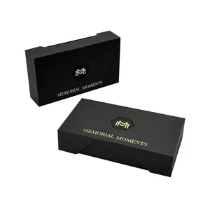 Contenitore regalo di lusso con chiusura magnetica rigida in cartone a doppia porta aperta per profumo cosmetico