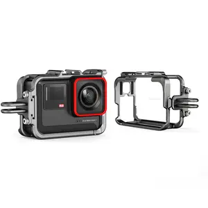 Sport Camera Aluminium Alloy Housing Cage Frame For insta360 Ace Protective Frame Camera Accessory For insta360 Ace /pro