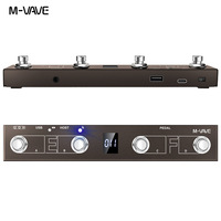 Pedal Controlador MIDI Inalámbrico M-VAVE Chocolate Plus |   Modo Dual Bluetooth/USB |   Control de Sustentación/Expresión |   Compatible con DAW