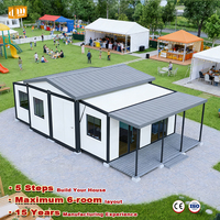 Maisons préfabriquées chinoises Country Cottages Australie Plans de maison mobile de conteneur extensible préfabriqué