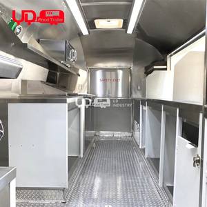 UrDream-Remolque móvil de acero inoxidable para cocina, <span class=keywords><strong>parrilla</strong></span> de barbacoa, comida, totalmente equipado, remorque, horno de pizza, camión de comida a la venta - Product Image 2