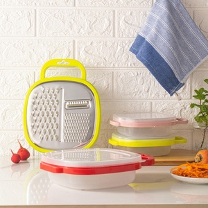 Cortador de <span class=keywords><strong>Queso</strong></span> de Acero Inoxidable con Caja, Raspador de <span class=keywords><strong>Queso</strong></span>, Cortador de Melón, Cortador de Verduras, Utensilios Pequeños de Cocina - Product Image 3