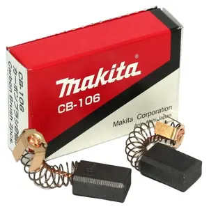 用于Makitas CB的191904-8碳刷-106 CB-104 CB-110刨床6X10X15 181410-1