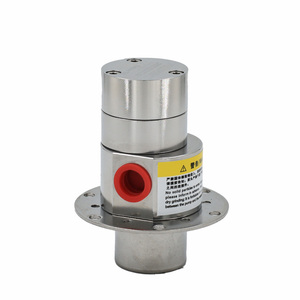 Pompe à engrenages magnétique entièrement étanche, moteur CC sans balais, résistante aux acides et aux alcalis, conception sans fuite, pour l'industrie alimentaire et des boissons, basse pression - Product Image 1