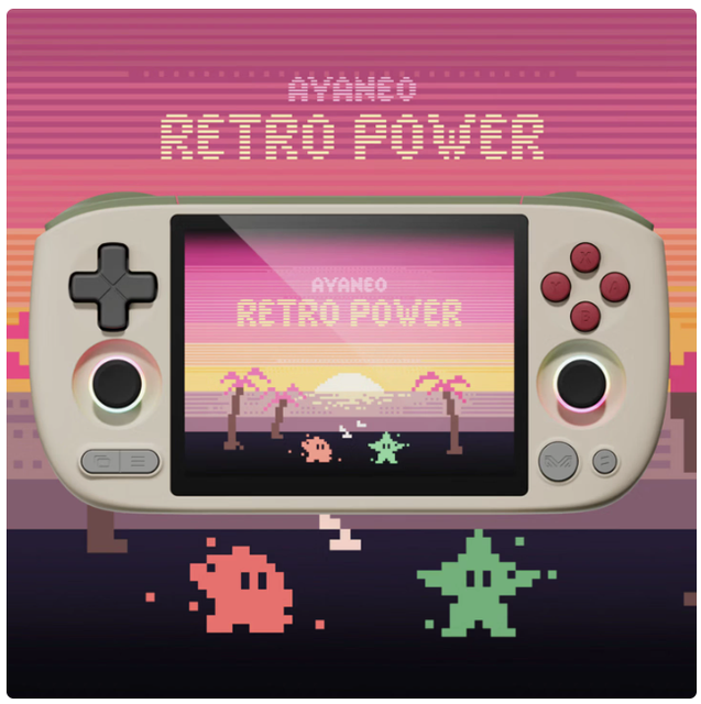 AYANEO Pocket AIR Mini: Retro Android Handheld Game Console with Hall-effect Joystick and Compact Design
