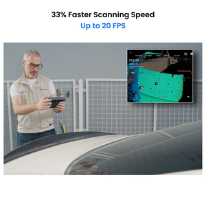 Scanner 3D Revopoint MIRACO Plus avec kit de métrologie photogrammétrique, précision de 0,02 mm, scanner portable 20 ips - Product Image 2