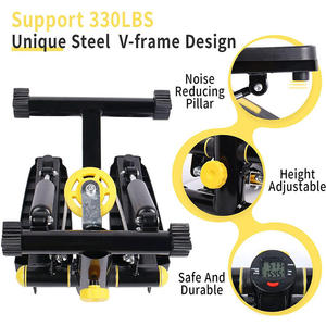 Stepper per la scala per esercizi di Fitness per interni macchina portatile Mini scala a torsione aerobica Stepper con corda
