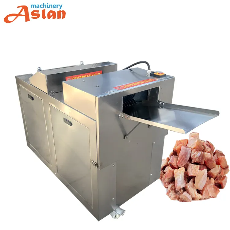 वाणिज्यिक गोमांस काटने की मशीन/गाय मांस काट पासा खेलनेवाला मशीन/बिक्री के लिए सूअर का मांस स्टेक कटर