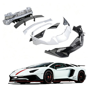 ชุดแต่งคาร์บอนไฟเบอร์แห้งขายดีสำหรับ <span class=keywords><strong>Lamborghini</strong></span> <span class=keywords><strong>Aventador</strong></span> <span class=keywords><strong>SV</strong></span> LP770 SVJ กันชนหน้า ดิฟฟิวเซอร์หลัง ชุดแต่ง - Product Image 6