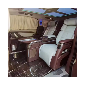 Asientos de Auto Ajustables de Cuero VIP de Lujo para SUV, para Vito Land Cruiser, Consola con Reposabrazos, Pantalla Táctil, Sistema Inteligente, Acero - Product Image 3
