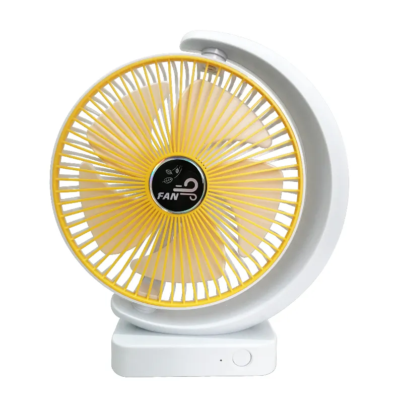 New Style Small Table Electric Fan Quiet Working Battery Rechargeable Desktop Fan Mini Usb Desk Cooling Fan