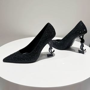 Sandales à talons hauts pour femmes, mode de luxe, talons aiguilles pointus, sexy, respirantes, confortables, pour l'été, en plein air - Product Image 3