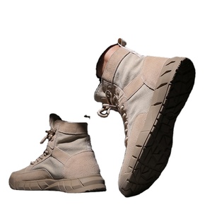 รองเท้าบูทยุทธวิธีลายพรางกลางแจ้งสำหรับผู้ชาย, รองเท้ากันลื่นและระบายอากาศได้สำหรับเดินป่าตั้งแคมป์ - Product Image 5