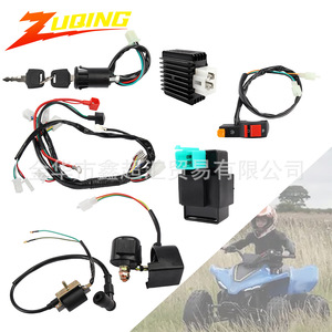 Arnés de Cableado Completo para Vehículos Zuqing, Sistema de Encendido para Motocicletas y Cuatrimotos de 50-125cc con Relé CDI - Product Image 1