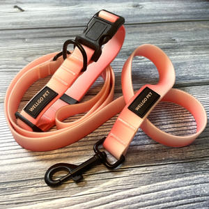 Correa de poliéster con estampado personalizado, correa de perro recubierta de PVC y <span class=keywords><strong>TPU</strong></span>, resistente al agua, ajustable - Product Image 6