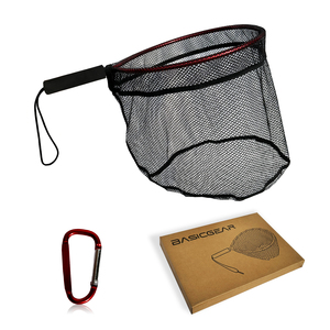 Épuisette en aluminium respectueuse des poissons - Cadre léger, maille en nylon ultra-douce, poignée flottante en EVA - Product Image 1