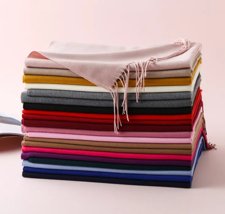Bester Verkauf dicker warmer Dual-Use-Schal langer Kaschmir Damenmode Schal