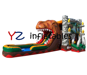 Parc de jeu gonflable de dinosaure de la <span class=keywords><strong>jungle</strong></span> d'enfants d'amusement superbe avec le videur et la <span class=keywords><strong>piscine</strong></span> gonflables <span class=keywords><strong>à</strong></span> vendre - Product Image 6