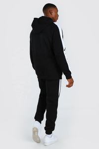 Chándal con logotipo bordado en blanco, ropa deportiva personalizada, sudaderas con capucha, pantalones para correr, OEM Design Factory, venta al por mayor - Product Image 2