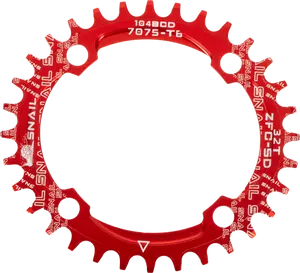 104BCD Round Narrow Wide Chainring Mountain Bicycle 32T-38T Crankset