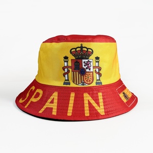 Gorra de pescador de poliéster 100% con bandera nacional de Estados Unidos, México y Canadá, estilo deportivo 2026, con ala ancha y protección solar. - Product Image 6