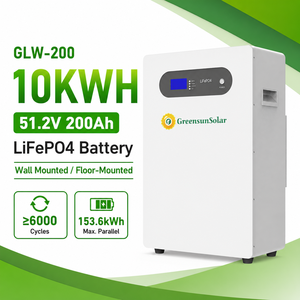 Batterie lithium GLW-200 51,<span class=keywords><strong>2</strong></span> V 200 Ah 10,24 kWh pour système d'alimentation domestique avec BMS intelligent - Product Image 1