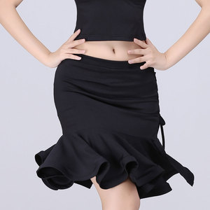 Jupe d'entraînement de danse latine pour <span class=keywords><strong>femme</strong></span> Jupe de salle de bal Salsa Rumba - Product Image 6