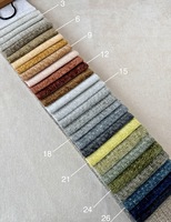 Tissu d'ameublement confortable 100 % polyester uni, tendance mode, nouveau produit, idéal pour canapé de salon