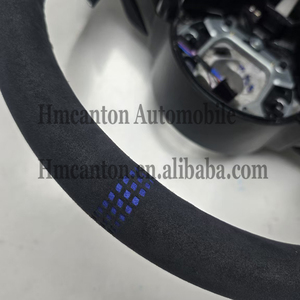 พวงมาลัยหุ้มหนังกลับรุ่นใหม่สำหรับรถยนต์ BMW F10 F30 F90 F01 F02 F12 F13 F90 ซีรีส์ 3 4 5 - Product Image 2