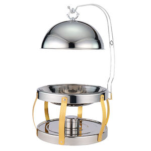 Nuevo Servidor de Buffet de Acero Inoxidable de 8L con Tapa Colgante, Funciona con Combustible, <span class=keywords><strong>para</strong></span> Hotel y Restaurante, Cafetería, Calentador de Alimentos Aislado - Product Image 4