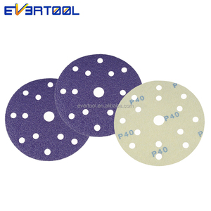 EVERTOOL Disque abrasif multi-perforé en céramique violette, disque de ponçage auto-agrippant, disques de ponçage pour l'automobile - Product Image 2