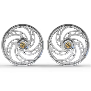 Cerchi Forgiati XJ Custom Deep Dish a 3 Pezzi con Bordo Lucidato da 22, 24, 26, 28, 30 Pollici, Stile Vintage, per <span class=keywords><strong>Auto</strong></span> Passeggeri e Pneumatici - Product Image 4