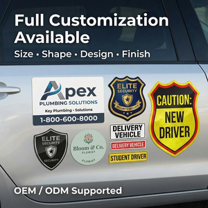 Letrero Magnético Personalizado para Auto, Imán Suave con Impresión UV, Resistente al Agua, Reutilizable, Adhesivos Personalizados para <span class=keywords><strong>Agencia</strong></span> de Viajes - Product Image 2